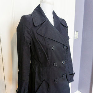 DKNY Navy Trench Coat